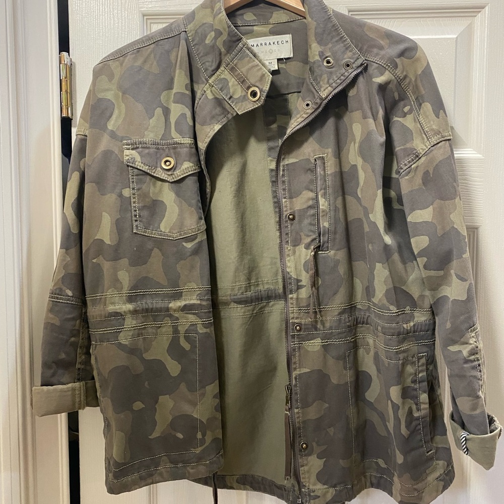 Anthropologie Marrakech Camo Jacket